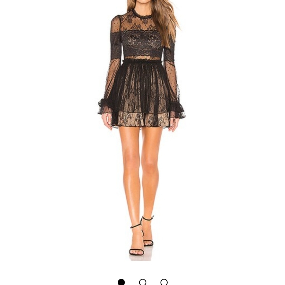 MAJORELLE Kasey Mini Dress in Black